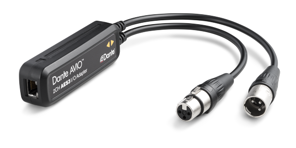 Dante AVIO AES3 I/O adapteri - Digitaaliformaatti- ja verkkomuuntimet - ADP-AES3-AU-2X2 - 2