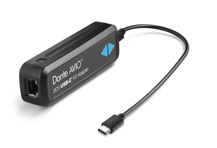 Dante AVIO USB-C I/O adapteri - DAC:t ja AD/DA-muuntimet - ADP-USBC-AU-2X2 - 1