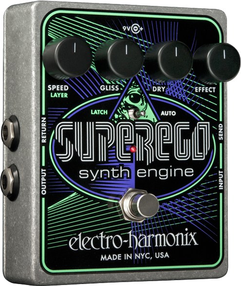 Electro-Harmonix SuperEgo Synth Engine pedaali - Kitaraefektit ja -pedaalit - 5198202 - 1