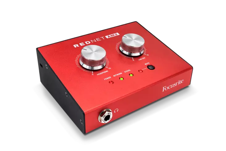 Focusrite RedNet AM2 stereo monitorointiyksikkö - Volume- ja monitoriohjaimet - 7FOREDNETAM2 - 1
