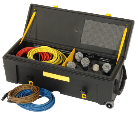 Hardcase HNMIC12 mikrofonisalkku 12 mikille - Mikrofonilaukut, -salkut ja -kotelot - HNMIC12 - 1