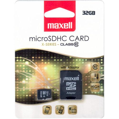 Maxell muistikortti MICROSDHC 32GB class10 + adapteri - Digitaalitallentimien lisävarusteet - MAXELL32 - 1