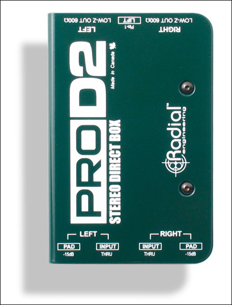 Radial PRO D2 DI-boksi - DI-boksit - ProD2 - 1