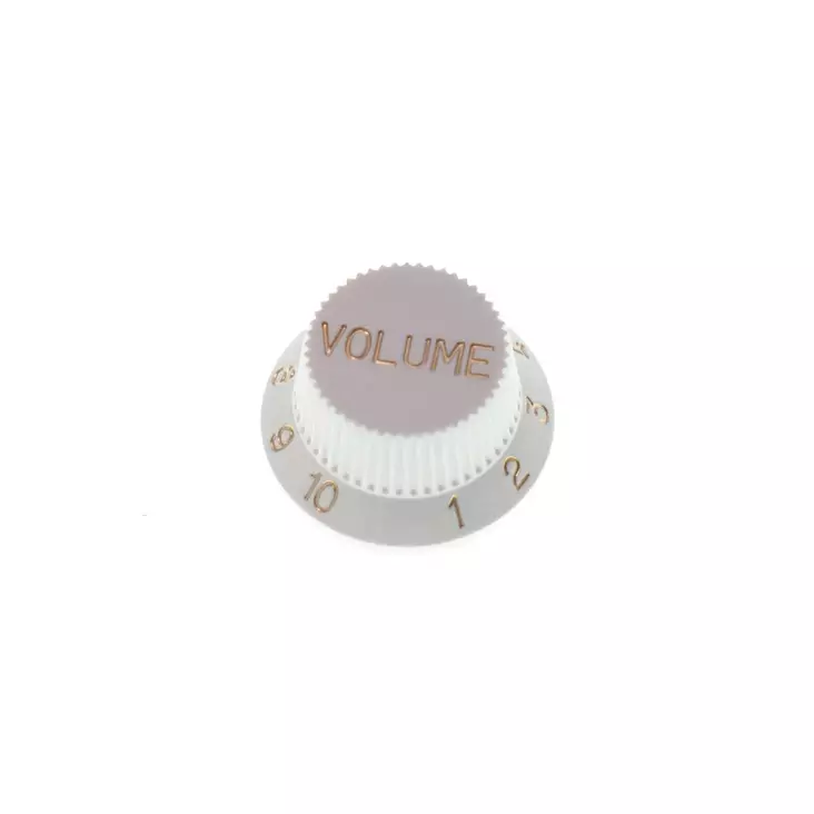 SPS valkoinen potikan nuppi VOLUME - Kitaratarvikkeet - SPSPOTNUPPI2 - 1