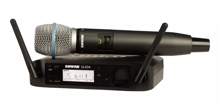 Shure GLXD24/Beta87A langaton käsimikrofonijärjestelmä - Käsimikrofonijärjestelmät - GLXD24-B87A-Z2 - 1