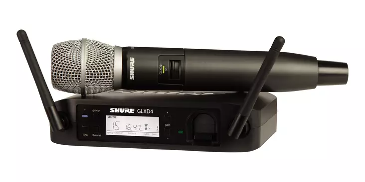 Shure GLXD24/SM86 langaton käsimikrofonijärjestelmä - Käsimikrofonijärjestelmät - GLXD24-SM86-Z2 - 1