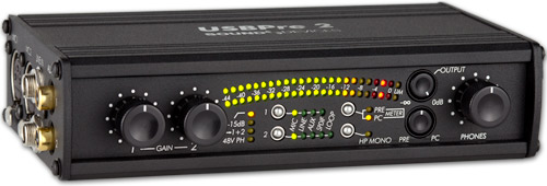 Sound Devices USBPre 2 mikrofonietuaste / USB äänikortti - Etuasteet, kompressorit ja EQ:t - USBPRE2 - 1