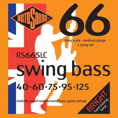 Rotosound RS665LC Swing Bass 40-125 5-string - Basson kielet - 280152 - 1