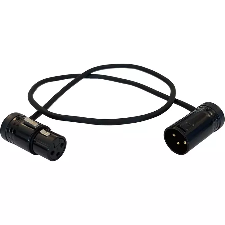 AMP XLR-Angled Patch-kaapeli 30,5cm - Patch-kaapelit - 3906212 - 1
