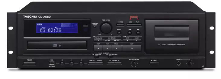 Tascam CD-A580 V2 mediasoitin - CD-soittimet - CD-A580V2 - 1