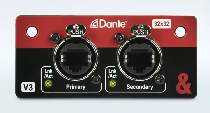 Allen & Heath SQ Dante 32x32 - Laajennuskortit - M-SQ-DANT32 - 1