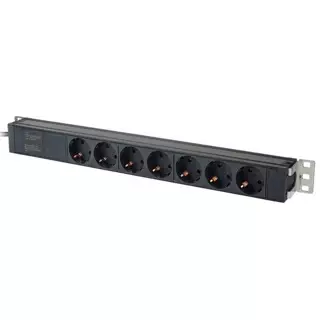 K&M 28672 19" pistorasiapaneeli - Virtakaapelit, 230V - AKM28672 - 1
