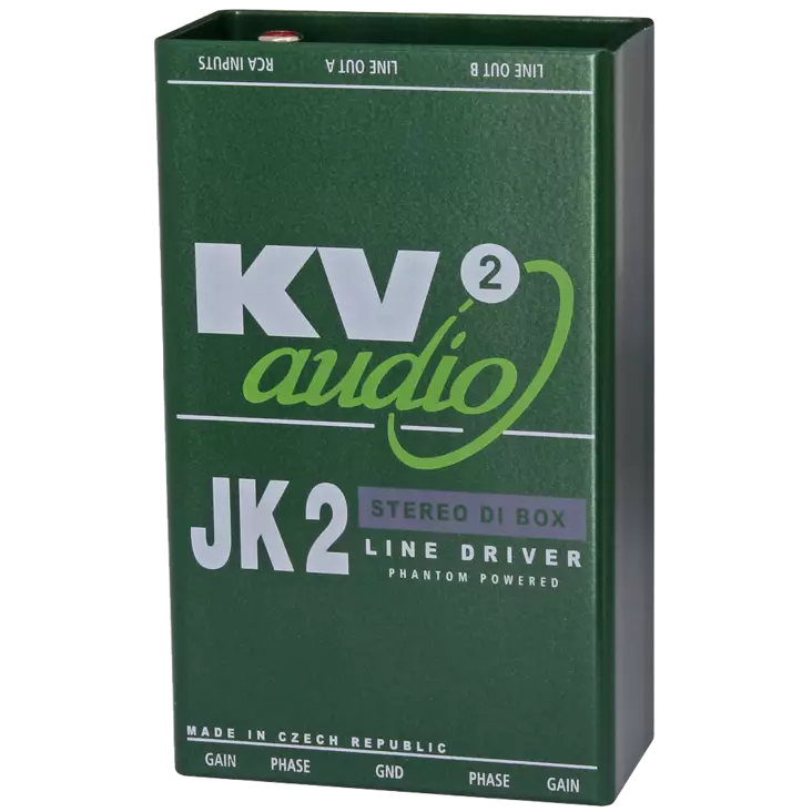 KV2 Audio JK2 2-kanavainen aktiivinen DI-boksi - DI-boksit - JK2 - 1