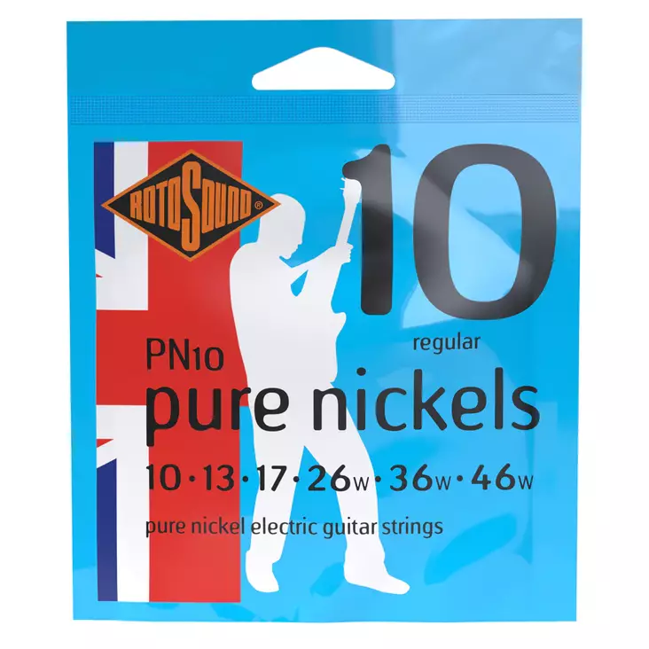 Rotosound PN10 Pure Nickels Regular 10-46 - Kitaran kielet - 280112 - 1