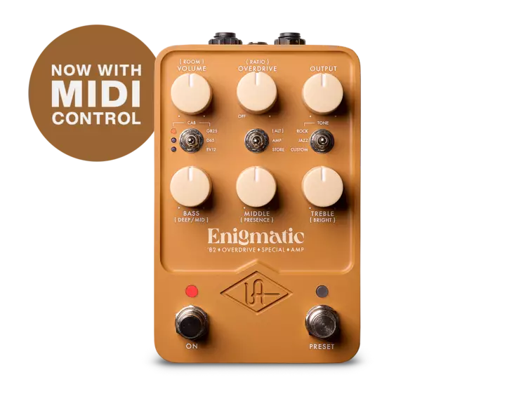 Universal Audio UAFX Enigmatic '82 Overdrive - Kitaraefektit ja -pedaalit - ENIGMATIC82 - 1