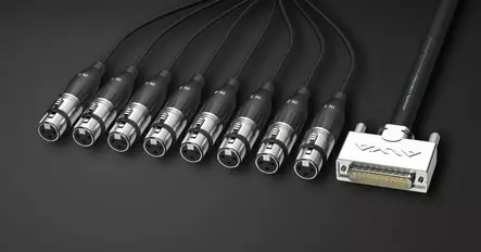 Alva Analog Breakout kaapeli DSub25u - 8 x XLR3n 3 m - Lavahaut ja viuhkat - ALAI25-8X3 - 1