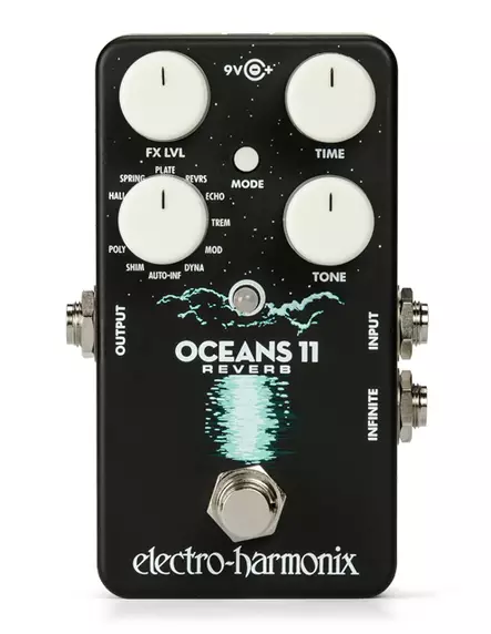 Electro-Harmonix Oceans 11 Reverb pedaali - Kitaraefektit ja -pedaalit - 5198073 - 1