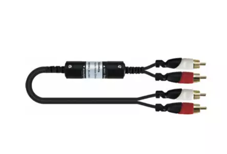 Soundking BRR101-1/3m Pasiivinen stereokohinanvaimennin - RCA - RCA -kaapelit - BRR101-1-3 - 1