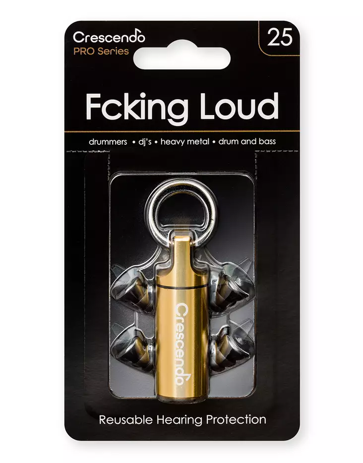Crescendo Pro Fcking Loud 25 korvatulpat - Kuulonsuojaus - PR0293 - 1