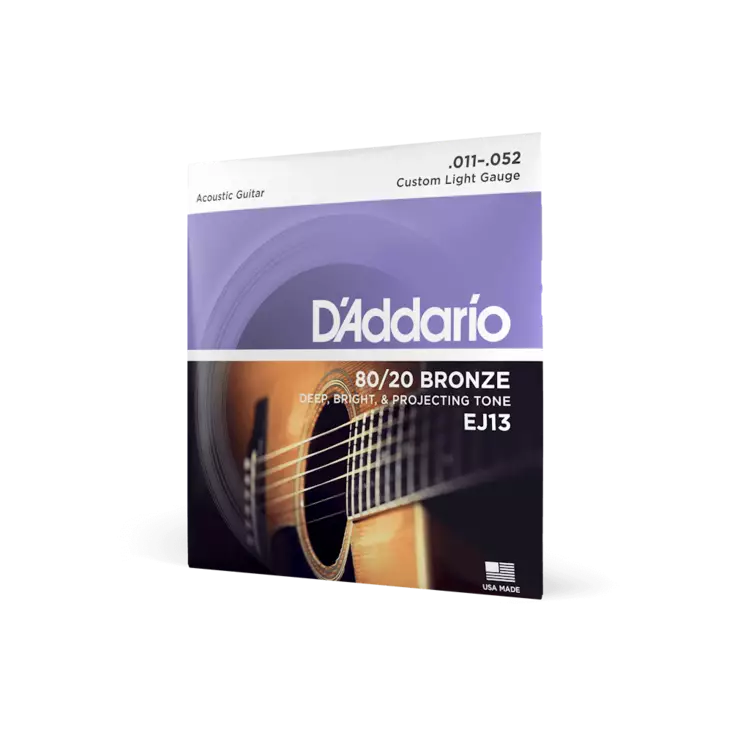 D'Addario EJ13 11-52 80/20 Bronze akustisen kielisetti - Kitaran kielet - EJ13 - 1