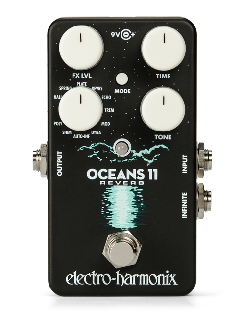 Electro-Harmonix Oceans 11 Reverb pedaali - Kitaraefektit ja -pedaalit - 5198073 - 1