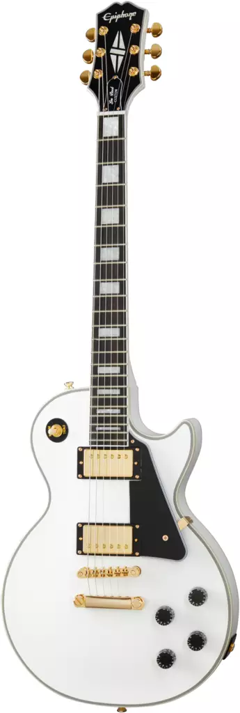 Epiphone Les Paul Custom Alpine White - Sähkökitarat - 556703 - 1