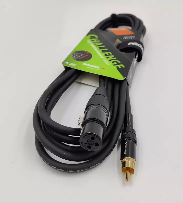 Proel Challenge RCA-XLRn 3m - RCA - XLR -kaapelit - CHLP270LU3 - 2