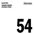 Dunlop Wound nickel plated steel .054 irtokieli - Kitaran kielet - DNPS054 - 1
