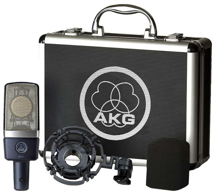 AKG C214 isokalvoinen studiomikrofoni - Isokalvoiset kondensaattorimikrofonit - 8AKC214 - 1