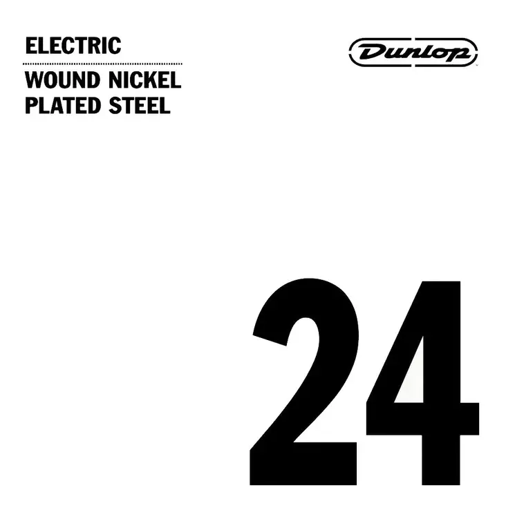 Dunlop Wound nickel plated steel .024 irtokieli - Kitaran kielet - DNPS024 - 1