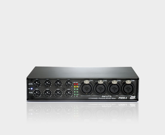 JTS PMM4, 4-kanavainen monitorimikseri - Tarvikkeet in-ear-järjestelmille - JTSPMM4 - 1