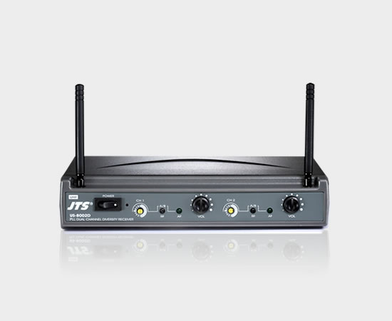 JTS US8002D-F2 2-kanavainen vastaanotin - Vastaanottimet - N13424 - 1