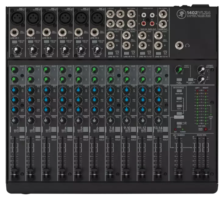 Mackie 1402 VLZ4 mikseri - Pikkumikserit, 2-6 kanavaa - 3MA1402VLZ4 - 2