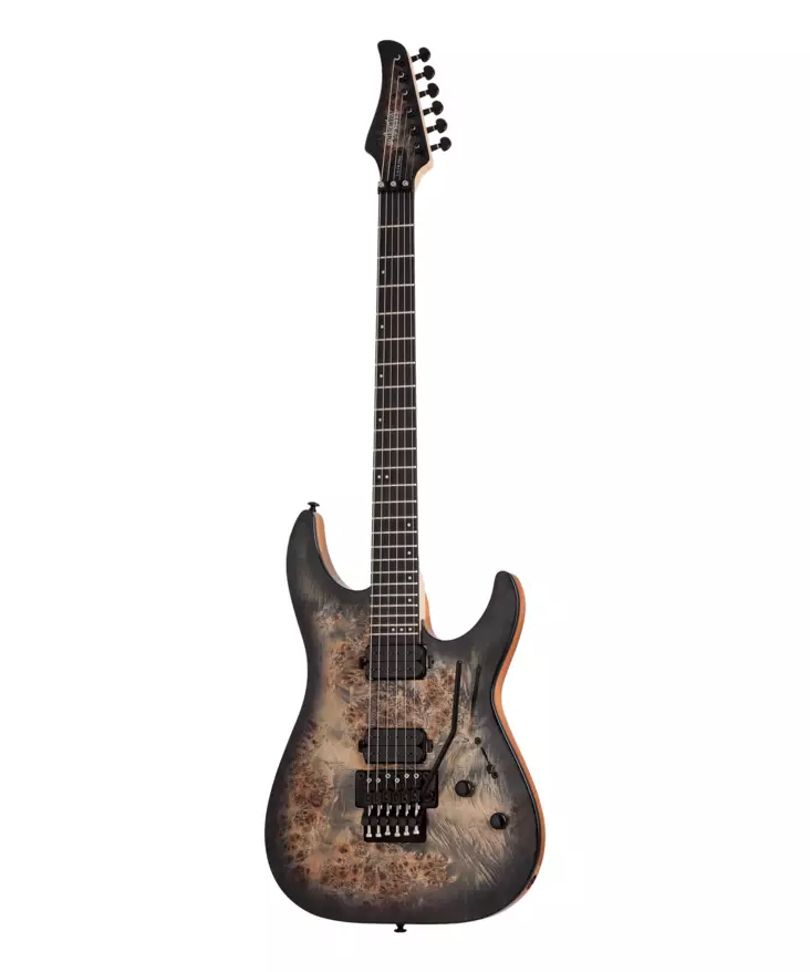 Schecter C-6 Pro FR Charcoal Burst sähkökitara - Sähkökitarat - YSC3634 - 1