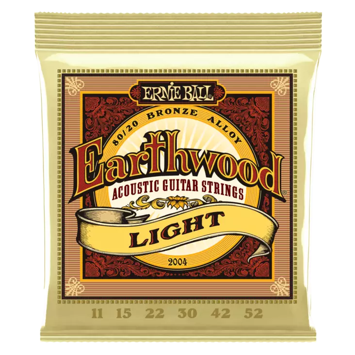 Ernie Ball Earthwood 80/20 Bronze teräskielet akustiselle - Kitaran kielet - EB-2004 - 1