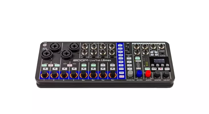 Zoom LiveTrak L6max digitaalimikseri - Digitaalimikserit - 10023494 - 1