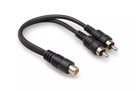 Hosa Y-haara RCAn - 2x RCAu - Adapterit ja adapterikaapelit - YRA-105 - 1