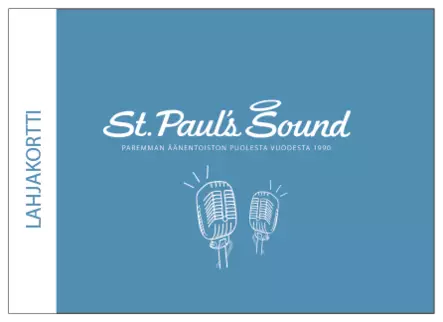 St. Paul's Sound - Verkkokauppa lahjakortit - Lahjakortti - LAHJAKORTTI25 - 1