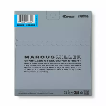 Dunlop Super Bright Marcus Miller 045-125, 5-kielen setti - Basson kielet - DUNLOPSBMM45-125 - 2