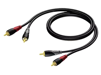 Procab CLA800 RCAu - RCAu parikaapeli - RCA - RCA -kaapelit - PRCLA800-15 - 1