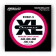D'addario ECB81-5 Chromes 045-132 hiottu 5-kielen setti - Basson kielet - ECB81-5 - 1