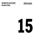 Dunlop Plain steel .015 irtokieli - Kitaran kielet - DPS015 - 1