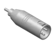 Procab VC135 XLRu-RCAu adapteri - Adapterit ja adapterikaapelit - APRVC135 - 1