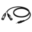 Procab trs-2xXLRu haaroituskaapeli - 3,5mm Plugi - XLR -kaapelit - PROCAB35TRS2XLR15 - 1