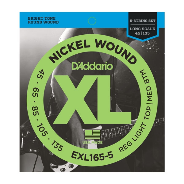 D'Addario EXL165-5 045-135 5-kielen setti - Basson kielet - EXL165-5 - 1