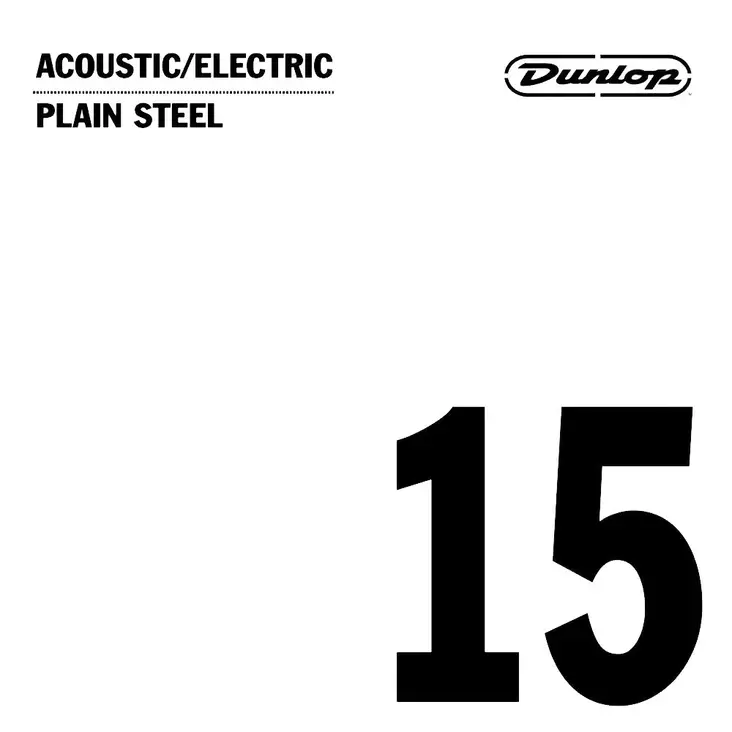 Dunlop Plain steel .015 irtokieli - Kitaran kielet - DPS015 - 1