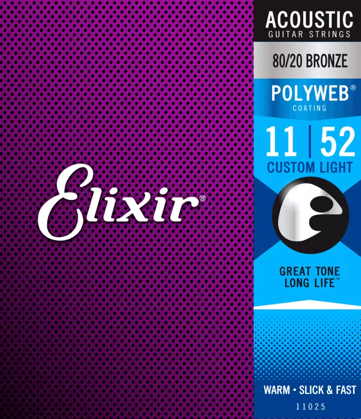 Elixir Polyweb Custom Light 11-52 kielet - Kitaran kielet - 11025 - 1