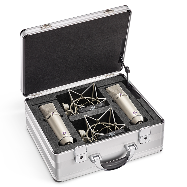 Neumann U 87 Ai Stereo Set stereopari, nikkeli - Isokalvoiset kondensaattorimikrofonit - 008505 - 1