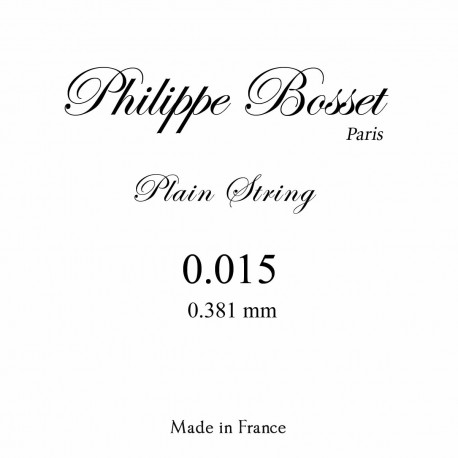 Philippe Bosset Plain Steel .015 irtokieli - Kitaran kielet - PBACP015 - 1