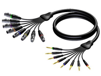 Procab 8-parinen TRS - XLRn viuhka, 5m - Lavahaut ja viuhkat - REF8019-5 - 1